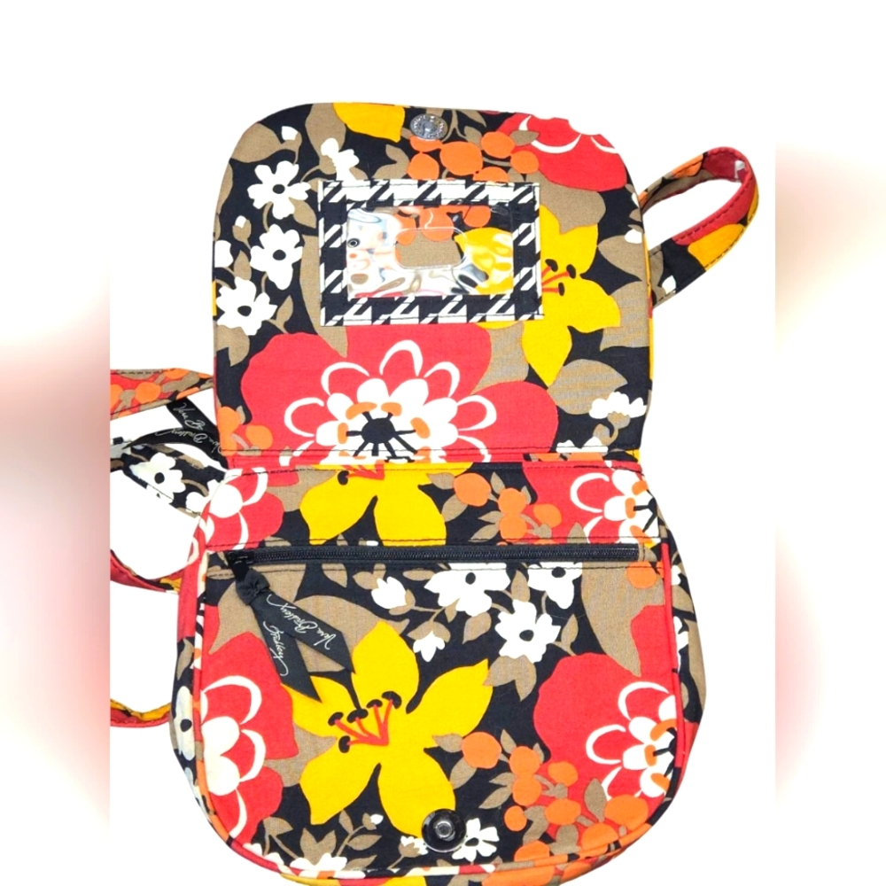 🚫NFS🚫 Gift for (A.G.M) V.Bradley Mustard Yellow, Black, Orange Crossbody Bag - Picture 8 of 10